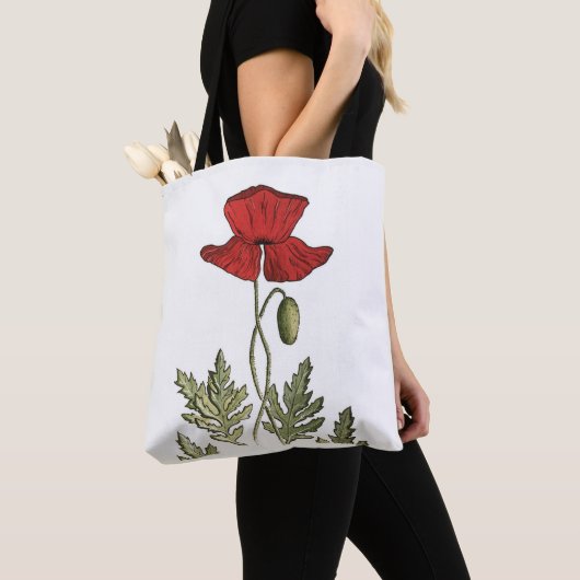 Red Poppy Tote Bag (Dichtbij)