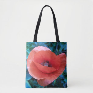 Red Poppy. Tote Bag