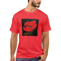 Red Poppy Unisex Basic T-Shirt