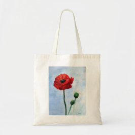 Red Poppy Waterverf Budget Tas