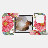 Red Poppy Waterverf Flowers Foto gepersonaliseerd Case-Mate iPhone Case (Achterkant (horizontaal))