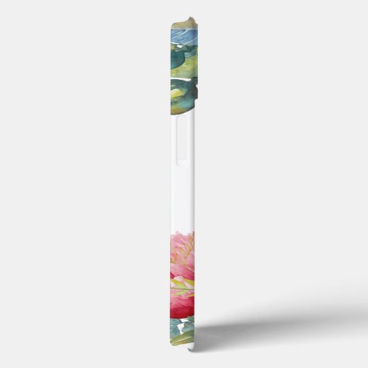 Red Poppy Waterverf Flowers Foto gepersonaliseerd Case-Mate iPhone Case (Achterkant / Rechts)