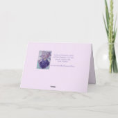 Red Poppy we zijn trots op je Kaart met florale sc (Achterkant)