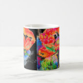 Red Poppy - zwart Koffiemok (Center)