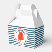 Red Popsicle Birthday Bedankt Bedankdoosjes (Achterkant)