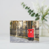 Red Post Box, Westminster, Londen, Verenigd Konink Briefkaart (Staand voorkant)