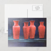 Red Pots 1988 Briefkaart (Voorkant / Achterkant)