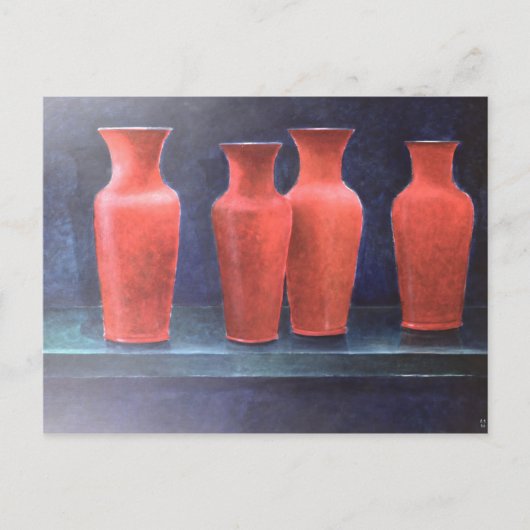Red Pots 1988 Briefkaart (Voorkant)