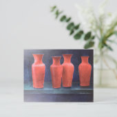Red Pots 1988 Briefkaart (Staand voorkant)