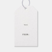 Red Pottery Gift Labels Cadeaulabel (Voorkant)