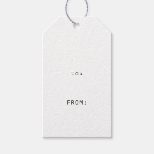 Red Pottery Gift Labels Cadeaulabel (Voorkant)