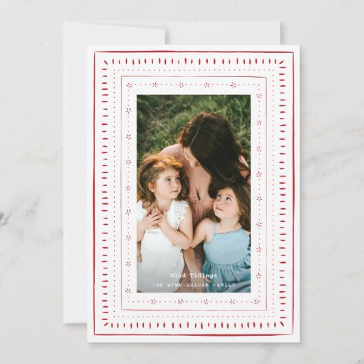 Red Pottery Holiday-kaart Feestdagenkaart (Voorkant)