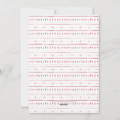 Red Pottery Holiday-kaart Feestdagenkaart (Achterkant)