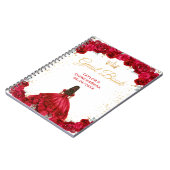 Red Princess Quinceañera gastenboek Notitieboek (Linkerzijde)