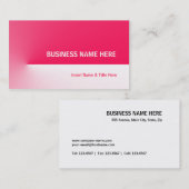 Red Pro Visitekaartje (Voorkant / Achterkant)