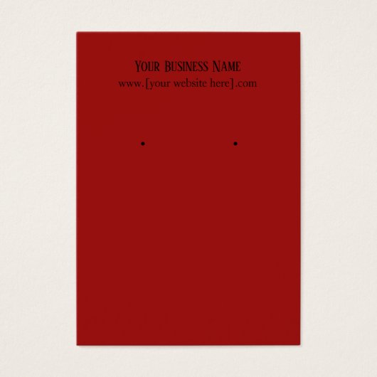 Red Professional-Visitekaartjes Visitekaartje (Voorkant)