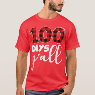 Red Pset 100 dagen Yx27all Funny 100th Day of Scho T-shirt