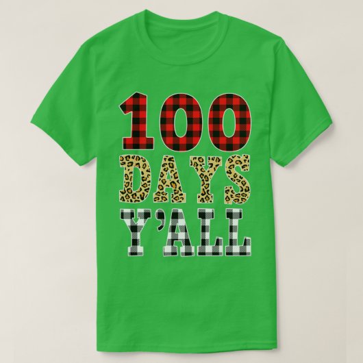 Red Pset 100 dagen Yx27all Funny 100th Day of Scho T-shirt (Design voorkant)