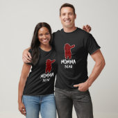 Red Pset Beer met kerstmis Pajama Momma Matc T-shirt (Unisex)