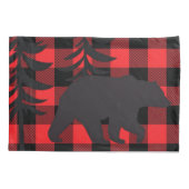 Red Pset Black Beer Silhouette Kussensloop (Achterkant)