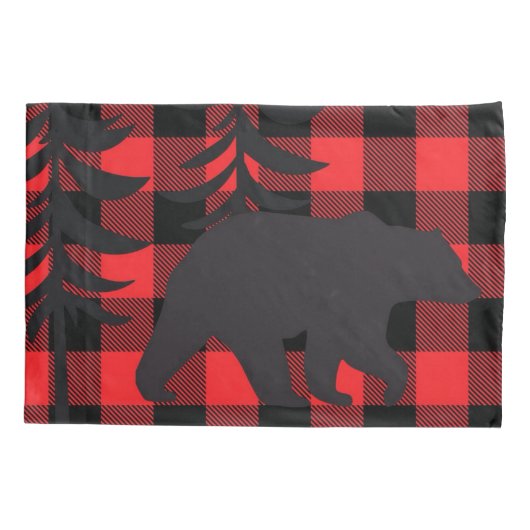 Red Pset Black Beer Silhouette Kussensloop (Achterkant)