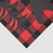 Red Pset Black Beer Silhouette Tissuepapier (Detail)