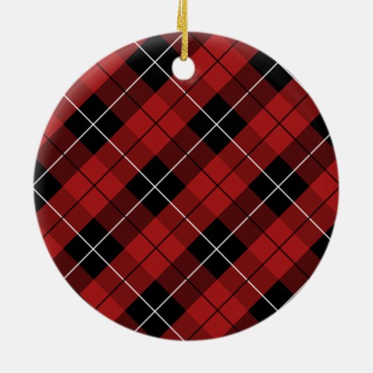 Red Pset Bone Dog Foto & Name Keramisch Ornament (Achterkant)