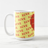 Red Pset Bright Heart Love Mok Cup (Links)