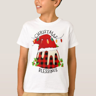 Red Pset Buffalo Santa Kerstmis T-shirt