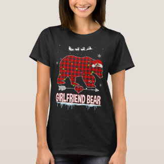 Red Pset Buffalo Vriendin Beer Kerstmis Pajama T-shirt