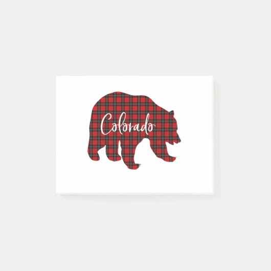 Red Pset Colorado Beer Matching Pajama Post-it® Notes (Voorkant)
