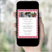 Red Pset Crawfish Boil 3 Foto Graduparty Kaart