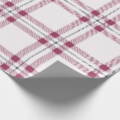 Red Pset Cute Farmhouse Land Kerstmis Cadeaupapier (Hoek)