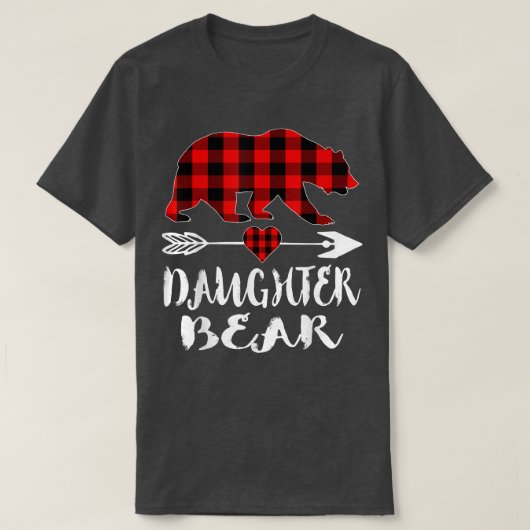 Red Pset Daughter Beer Shirt Buffalo Family Chris (Design voorkant)