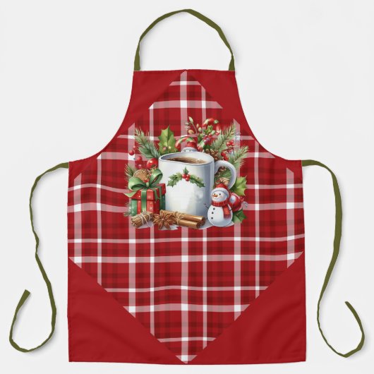 Red Pset en kleine slaapkamer Schort (Voorkant)