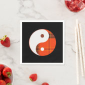 Red Pset en White Yin Yang Servet (Insitu)