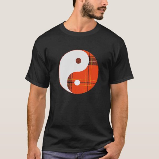 Red Pset en White Yin Yang T-shirt (Voorkant)