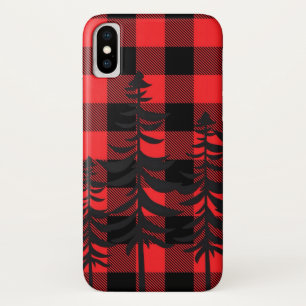 Red Pset Evergreen Silhouette Case-Mate iPhone Case