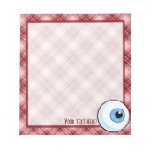 Red Pset Eyeball Notitieblok (Voorkant)