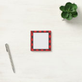 Red Pset Flannel Post-it® Notes (Kantoor)