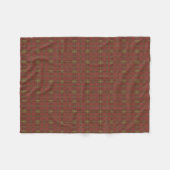 Red Pset Fleece Blanket (Voorkant (Horizontaal))
