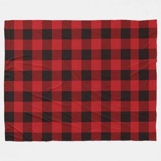 Red Pset Fleece Deken (Voorkant (Horizontaal))