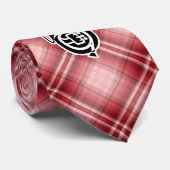 Red Pset French Horn Stropdas (Opgerold)