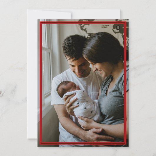 Red Pset gemaakt in Texas - verticale foto Aankondiging (Achterkant)