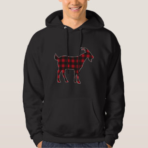 Red Pset Goat Merry Kerstbevalling Family Paj Hoodie