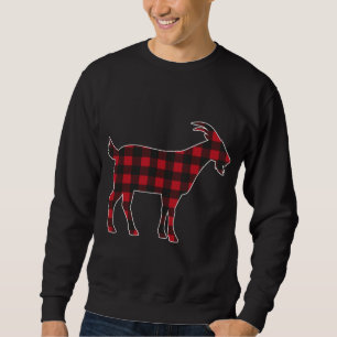 Red Pset Goat Merry Kerstbevalling Family Paj Trui
