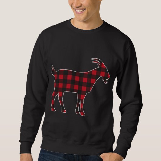 Red Pset Goat Merry Kerstbevalling Family Paj Trui (Voorkant)