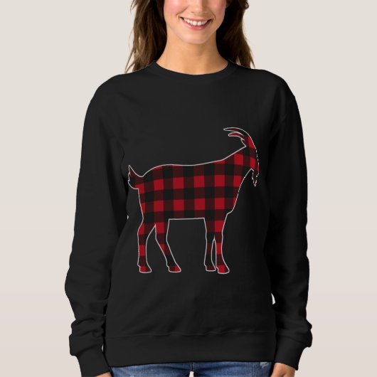 Red Pset Goat Merry Kerstbevalling Family Paj Trui (Voorkant)