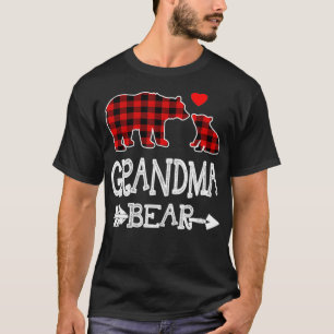 Red Pset Grandma Beer Kerstmis Pajama Matching F T-shirt