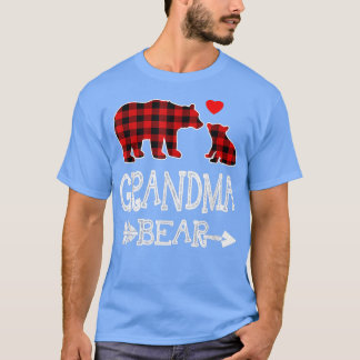 Red Pset Grandma Beer Kerstmis Pajama Matching F T-shirt